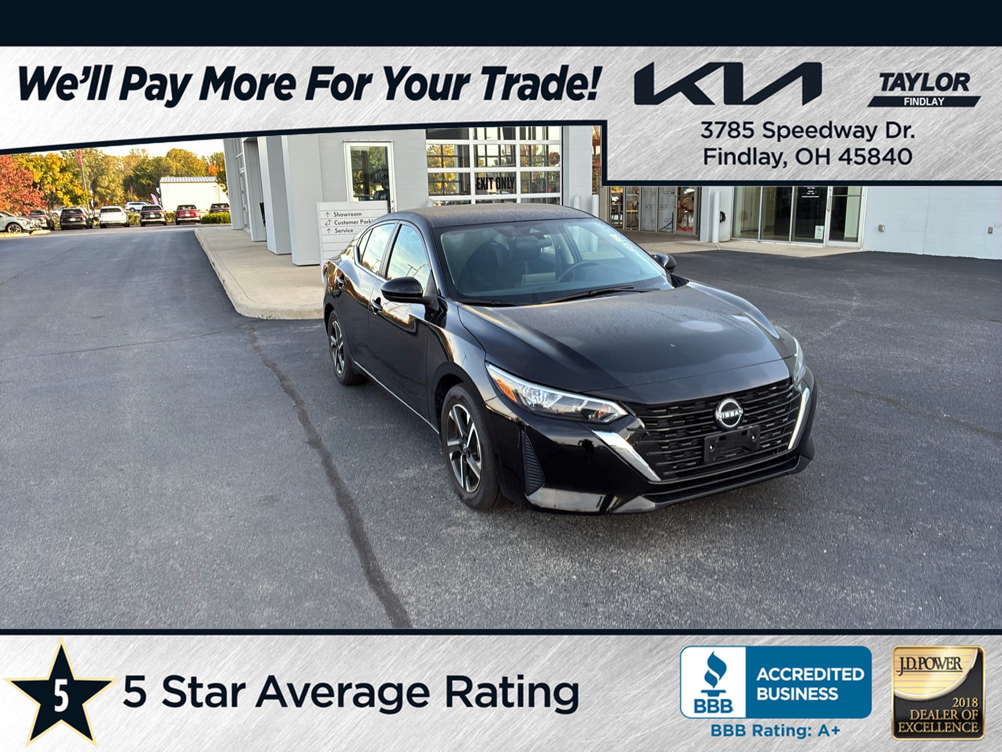 Used 2025 Nissan Sentra SV FWD image 1