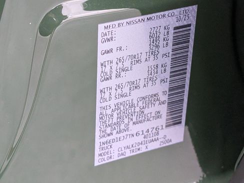 New 2026 Nissan Frontier Pro-X image 16