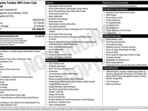 Used 2016 Toyota Tundra SR5 w/ SR5 Upgrade Package image 51