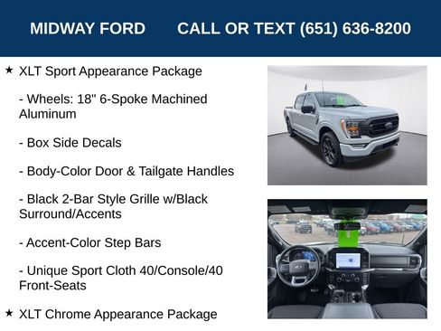 Certified 2023 Ford F150 XLT w/ Equipment Group 302A High AWD/4WD image 30