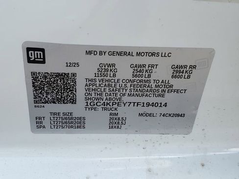 New 2026 Chevrolet Silverado 2500 LTZ w/ Trail Boss Package image 30