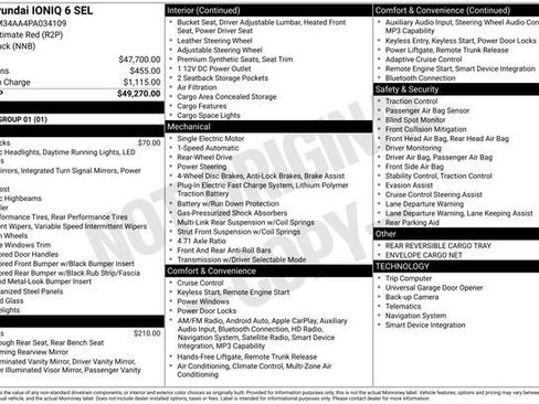 Used 2023 Hyundai Ioniq 6 SEL RWD image 34