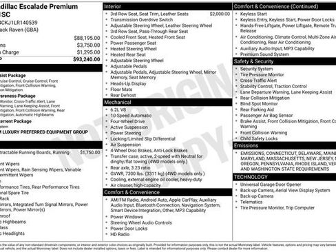 Used 2020 Cadillac Escalade Premium Luxury image 5