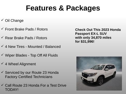 Certified 2023 Honda Passport EX-L image 4
