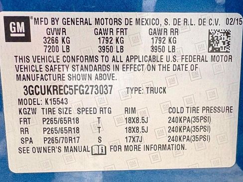 Used 2015 Chevrolet Silverado 1500 LT w/ All Star Edition AWD/4WD image 23