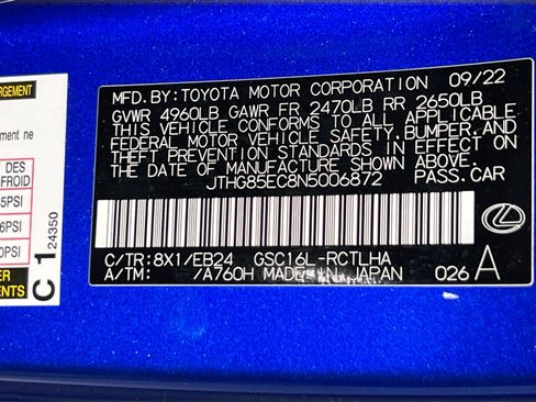 Used 2022 Lexus RC 300 F Sport image 31