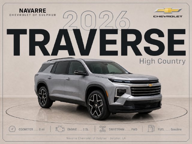 New 2026 Chevrolet Traverse High Country w/ LPO, Floor Liner Package FWD image 1