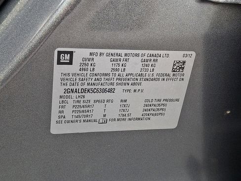 Used 2012 Chevrolet Equinox LT w/ Driver Convenience Package FWD image 27
