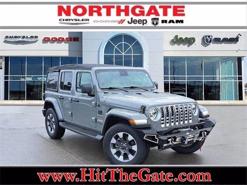 Used 2021 Jeep Wrangler Unlimited Sahara image 1