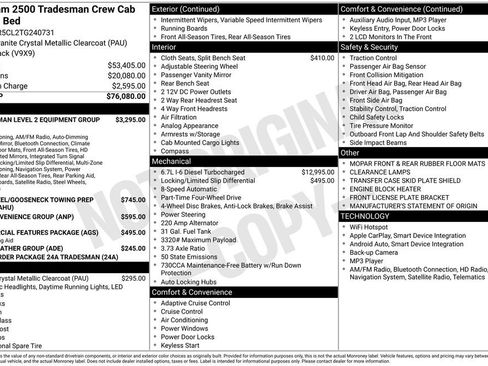 New 2026 RAM 2500 Tradesman AWD/4WD image 4