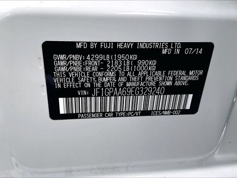 Used 2014 Subaru Impreza 2.0i AWD/4WD image 27