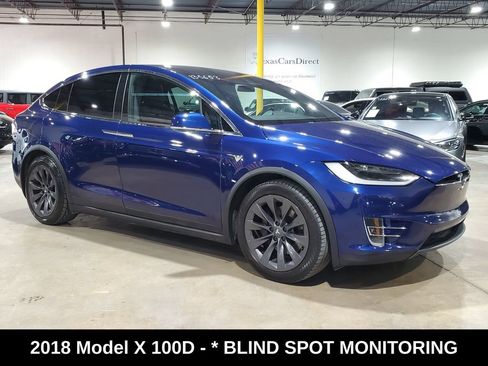 Used 2018 Tesla Model X 100D AWD/4WD image 3