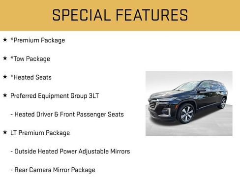 Used 2023 Chevrolet Traverse LT w/ LT Premium Package AWD/4WD image 6