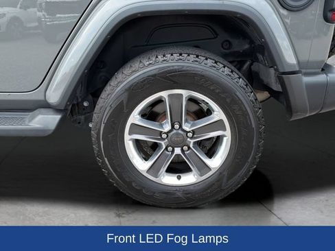 Used 2021 Jeep Wrangler Unlimited Sahara w/ Uconnect 4C Nav & Sound Group AWD/4WD image 32