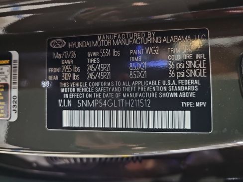 New 2026 Hyundai Santa Fe Calligraphy FWD image 37