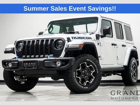 Used 2023 Jeep Wrangler Unlimited Rubicon 4xe w/ Steel Bumper Group AWD/4WD image 1