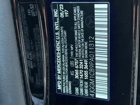 Certified 2023 Mercedes-Benz EQE 350+ 4MATIC SUV image 19