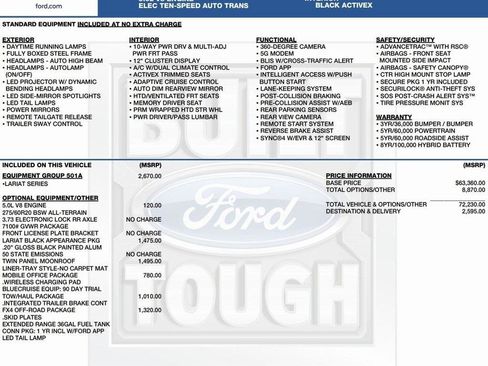 New 2026 Ford F150 Lariat w/ Equipment Group 501A Mid image 2