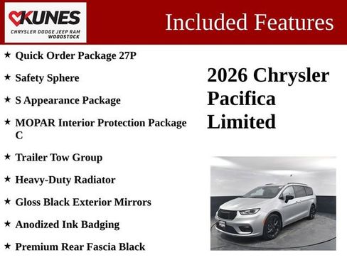 New 2026 Chrysler Pacifica Limited image 3