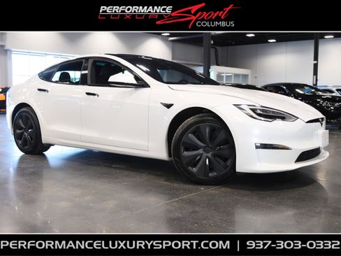 Used 2021 Tesla Model S Plaid AWD/4WD image 1