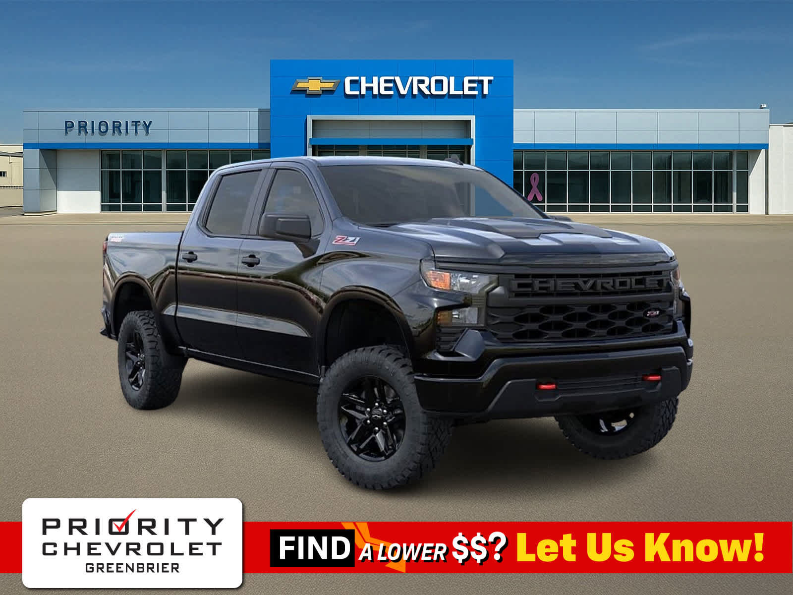 New 2026 Chevrolet Silverado 1500 Custom Trail Boss AWD/4WD image 1