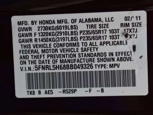 Used 2011 Honda Odyssey EX-L image 41