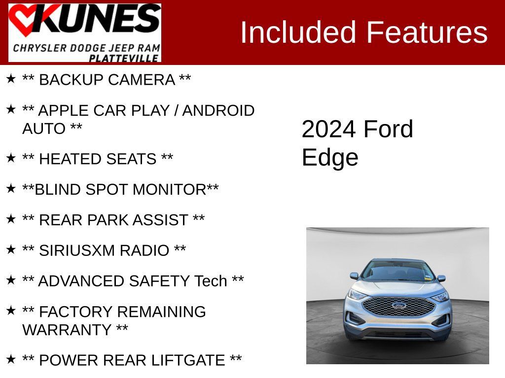 Used 2024 Ford Edge SEL AWD/4WD image 2