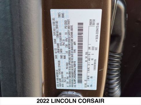 Certified 2022 Lincoln Corsair Grand Touring w/ Elements Technology Bundle AWD/4WD image 28