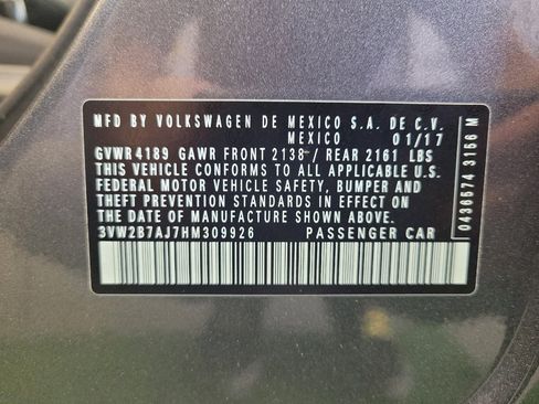 Used 2017 Volkswagen Jetta S FWD image 33