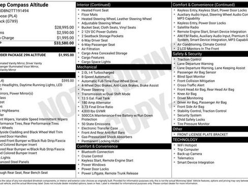 New 2026 Jeep Compass Latitude image 29