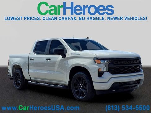 Used 2026 Chevrolet Silverado 1500 Custom w/ Turbomax Blackout Package RWD image 1