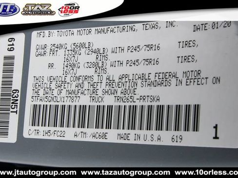 Used 2020 Toyota Tacoma SR5 RWD image 20