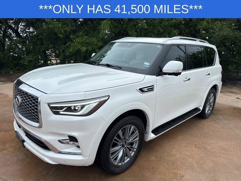 Used 2023 INFINITI QX80 Luxe w/ Cargo Package RWD image 1