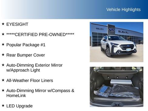 Certified 2025 Subaru Outback Premium w/ Popular Package #1 image 5