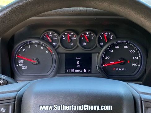 Used 2024 Chevrolet Silverado 1500 Custom w/ Turbomax Blackout Package AWD/4WD image 27