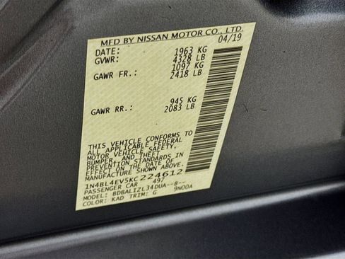 Used 2019 Nissan Altima 2.5 SL FWD image 31