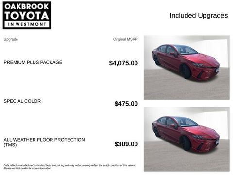 Used 2025 Toyota Camry XSE w/ Premium Plus Package image 4