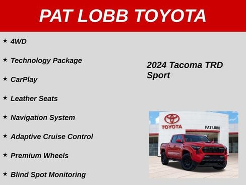 Used 2024 Toyota Tacoma TRD Sport w/ TRD Sport Upgrade Package AWD/4WD image 36