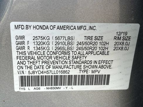 Used 2020 Acura MDX SH-AWD w/ Technology Package image 36