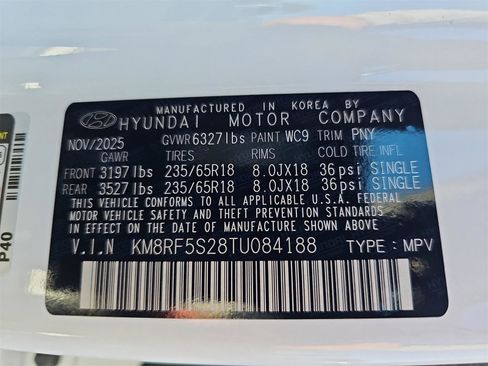 New 2026 Hyundai Palisade SE image 43