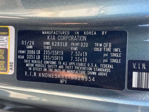 New 2026 Kia Carnival SX Prestige FWD image 34