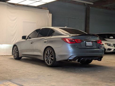 Used 2018 INFINITI Q50 Red Sport 400 w/ Sensory Package (Sport) RWD image 4