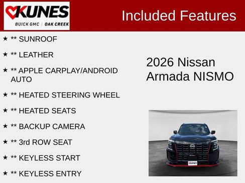 Used 2026 Nissan Armada NISMO AWD/4WD image 2