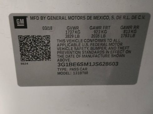 Used 2018 Chevrolet Cruze LT w/ Convenience Package FWD image 33