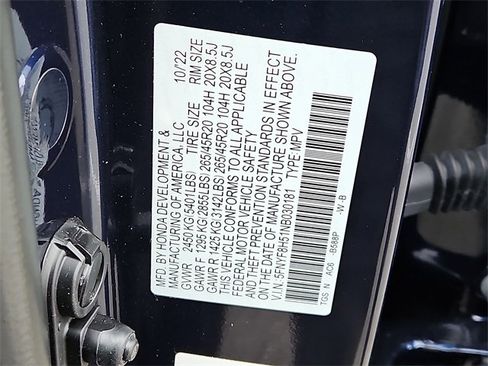 Certified 2022 Honda Passport EX-L image 27