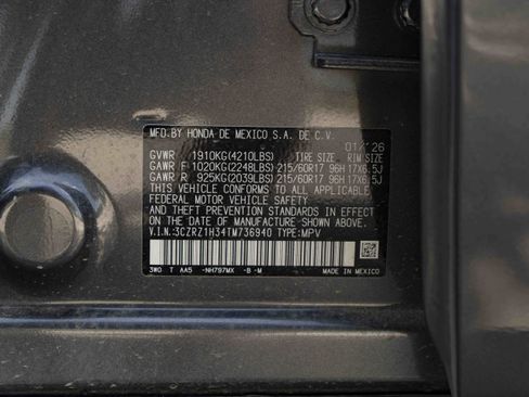Certified 2026 Honda HR-V LX image 44