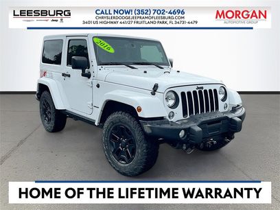 Certified 2016 Jeep Wrangler Sahara