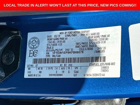 Used 2019 Ford F150 Lariat w/ Equipment Group 502A Luxury AWD/4WD image 36
