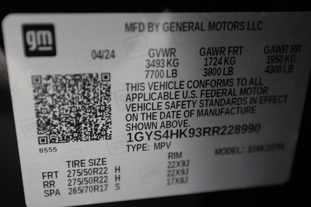 Used 2024 Cadillac Escalade V w/ LPO, ONYX Package AWD/4WD image 54