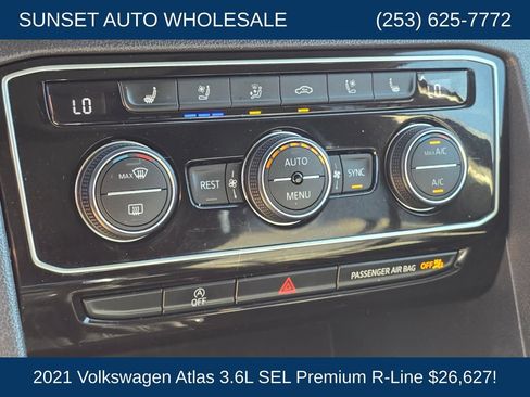 Used 2021 Volkswagen Atlas SEL Premium AWD/4WD image 38
